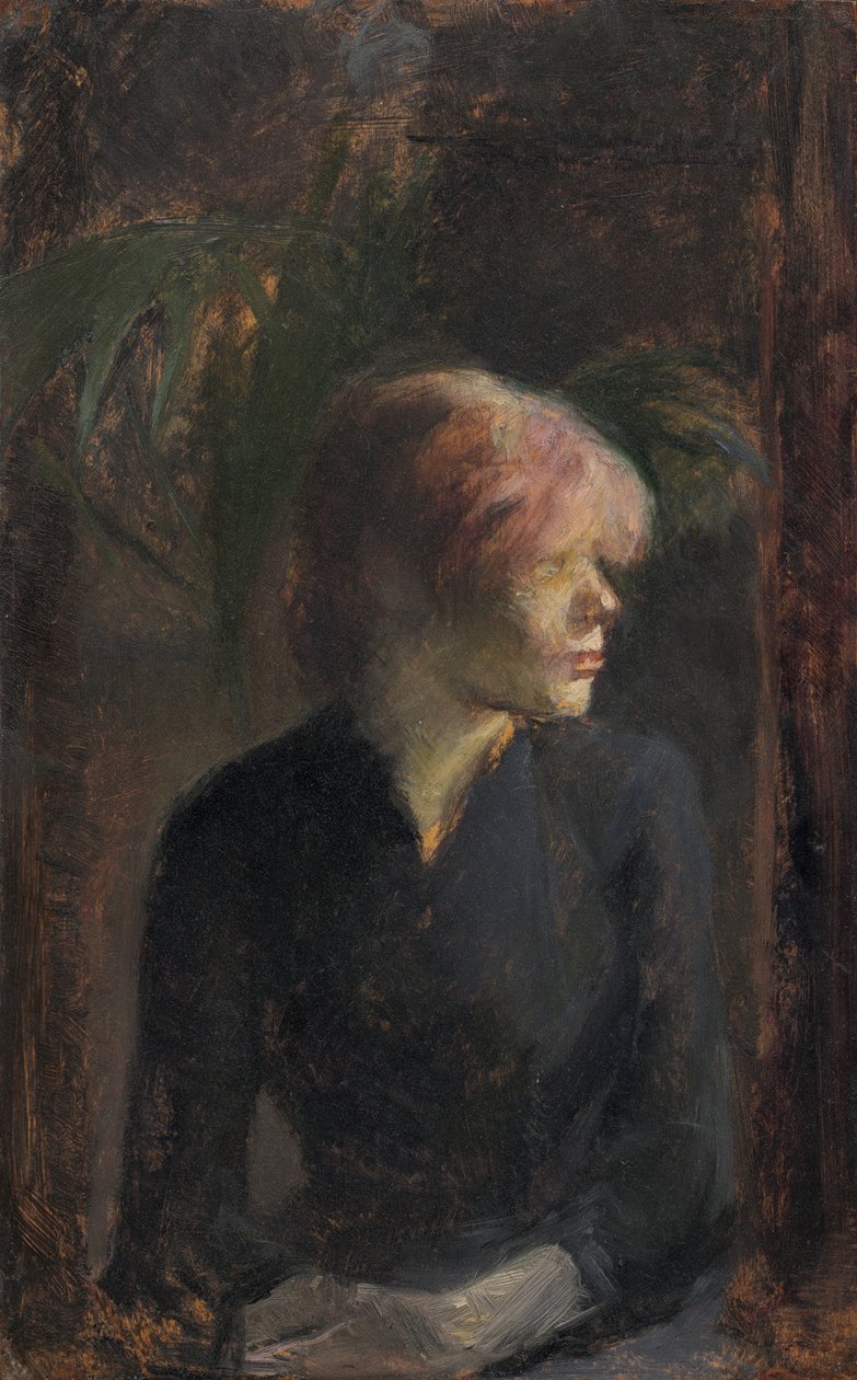 Carmen Gaudin, 1885 (olje på tre) av Henri de Toulouse Lautrec