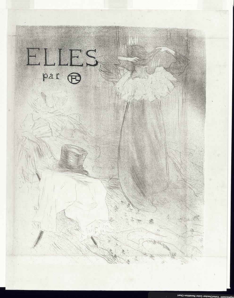 Omslag for Elles, 1896 av Henri de Toulouse Lautrec