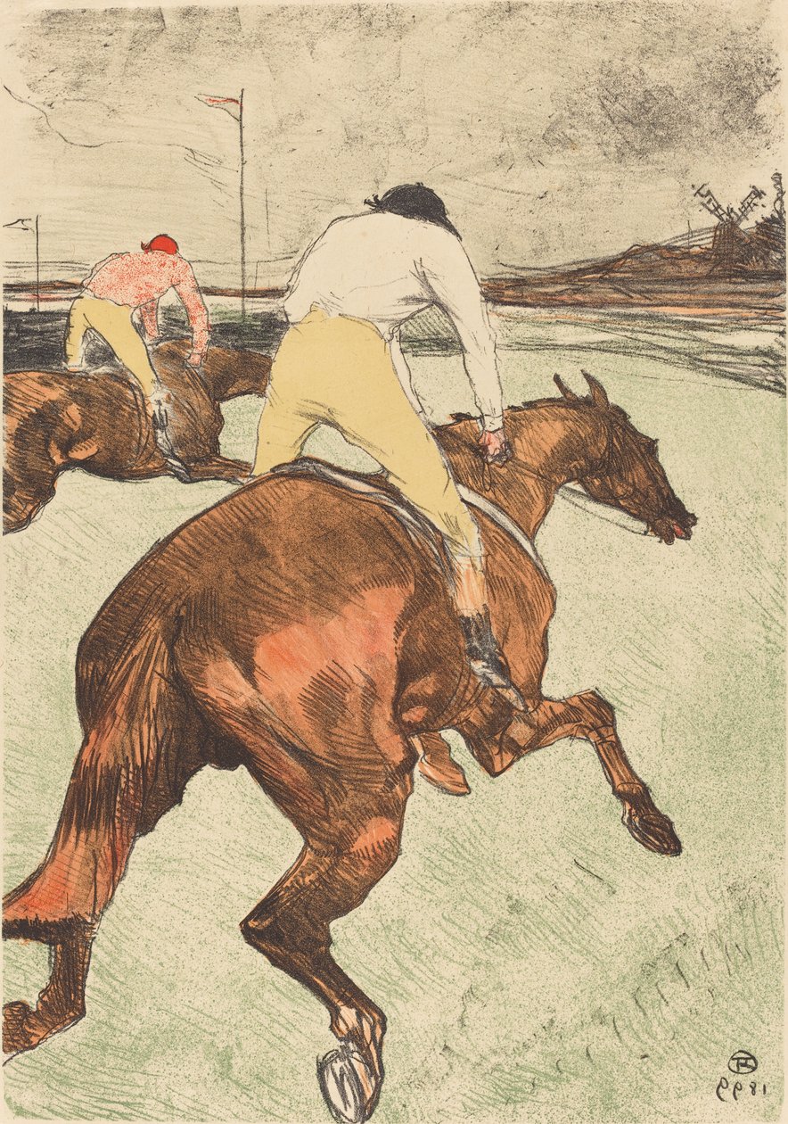 Jockeyen av Henri de Toulouse Lautrec