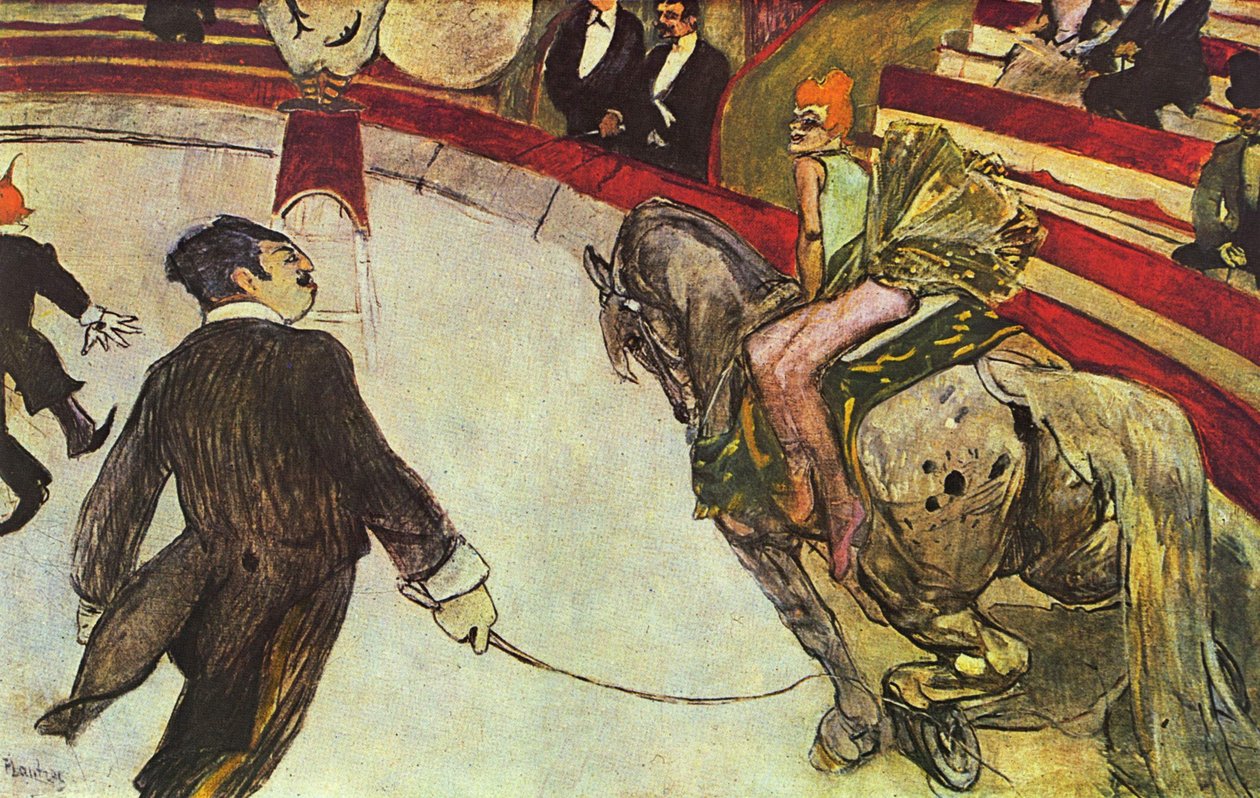 Kunstrytteren i Fernando Circus av Henri de Toulouse Lautrec