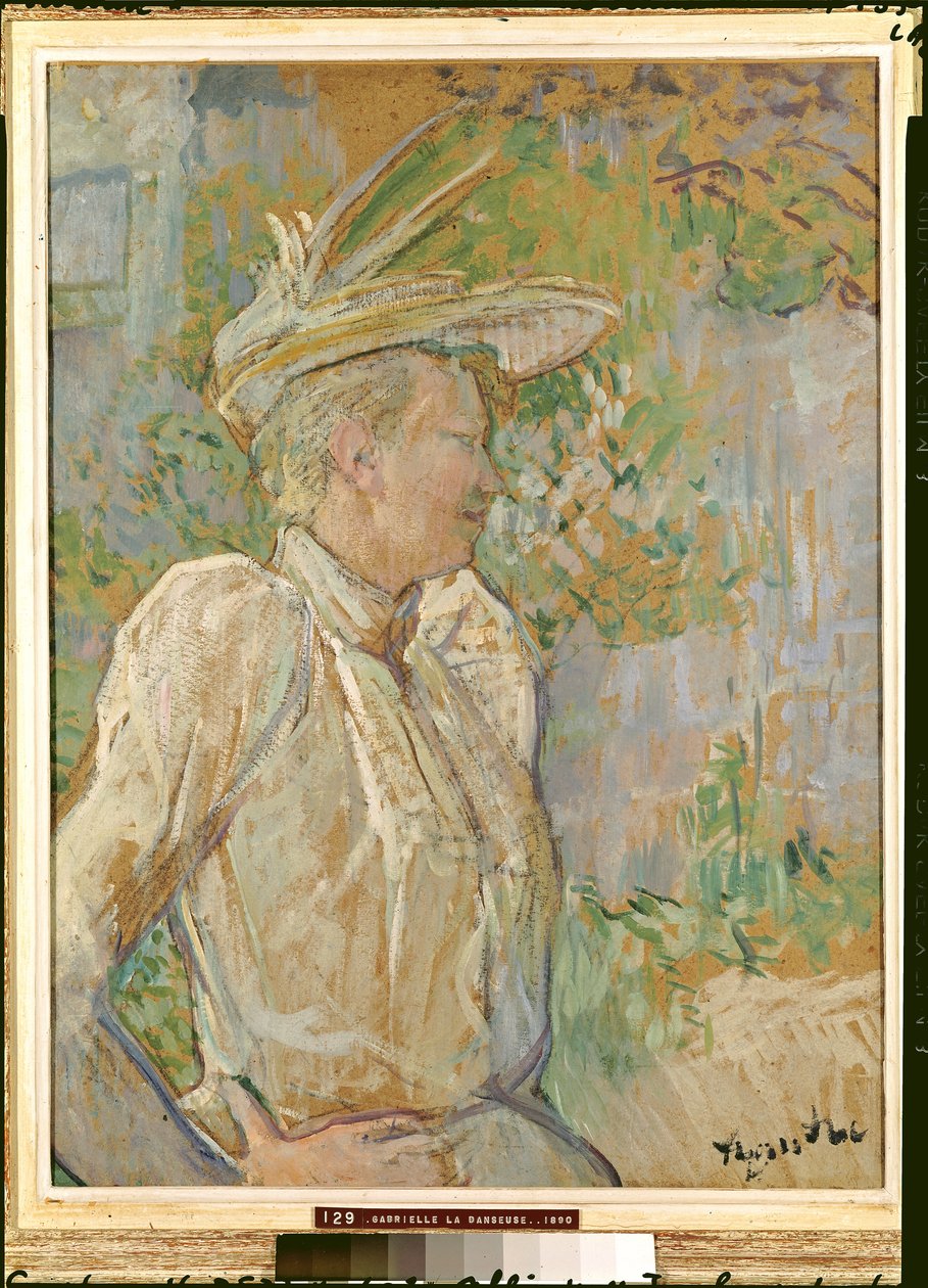 Danseren Gabrielle, 1890 av Henri de Toulouse Lautrec