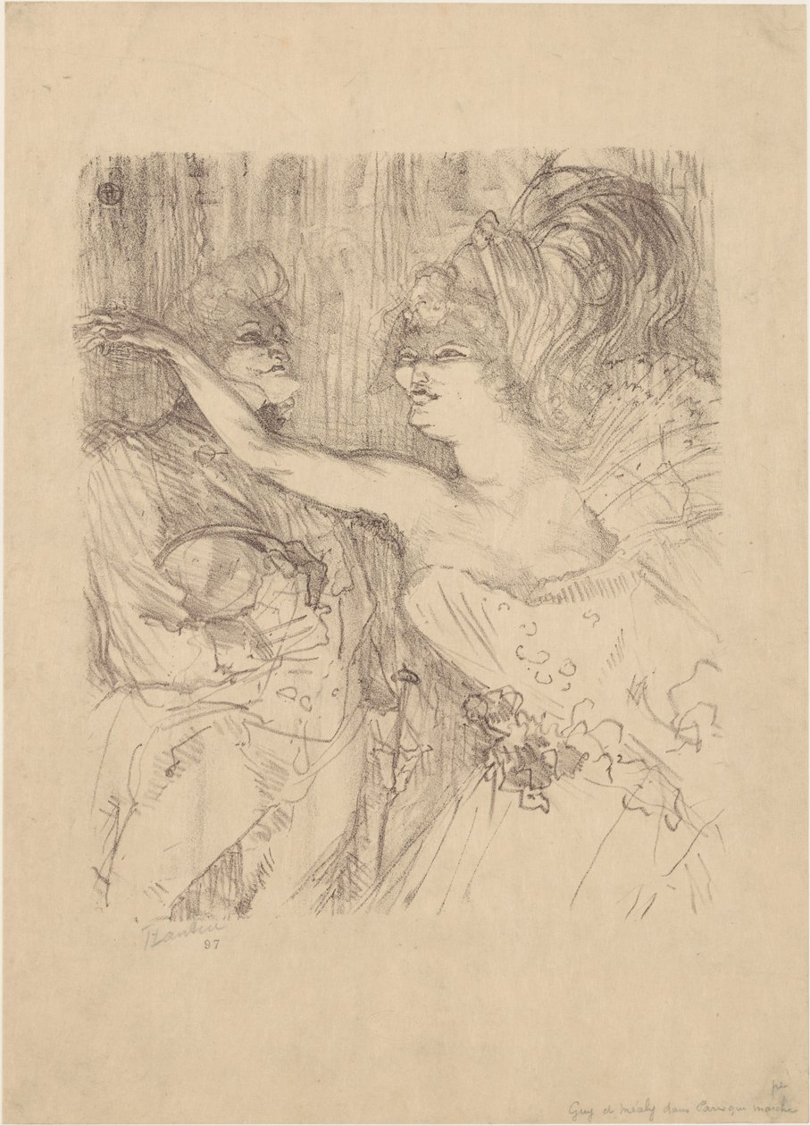 Guy og Mealy av Henri de Toulouse Lautrec