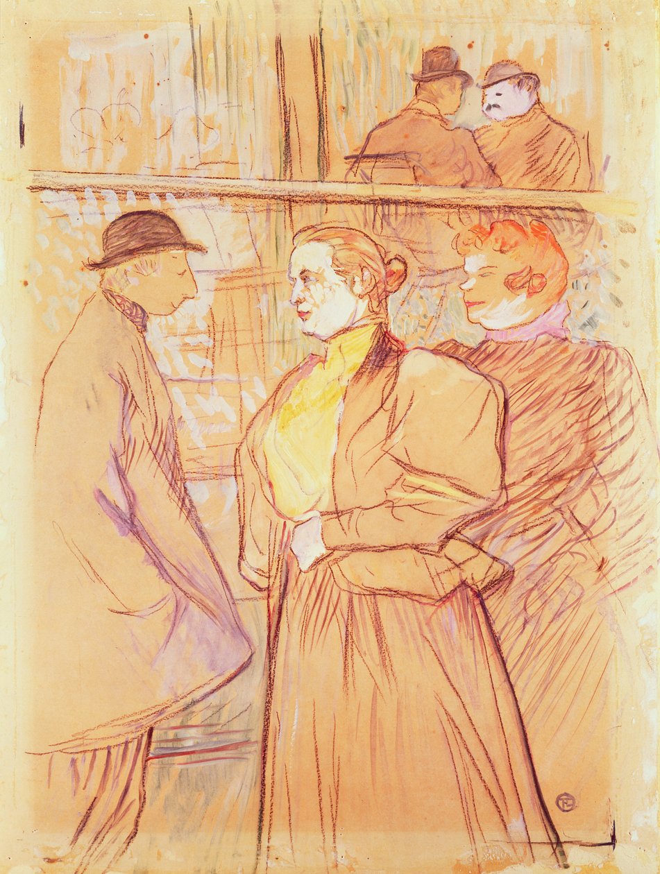 I Moulin Rouge av Henri de Toulouse Lautrec