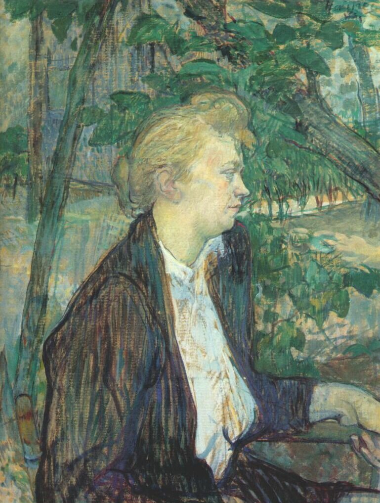 Lautrec gabrielle av Henri de Toulouse Lautrec