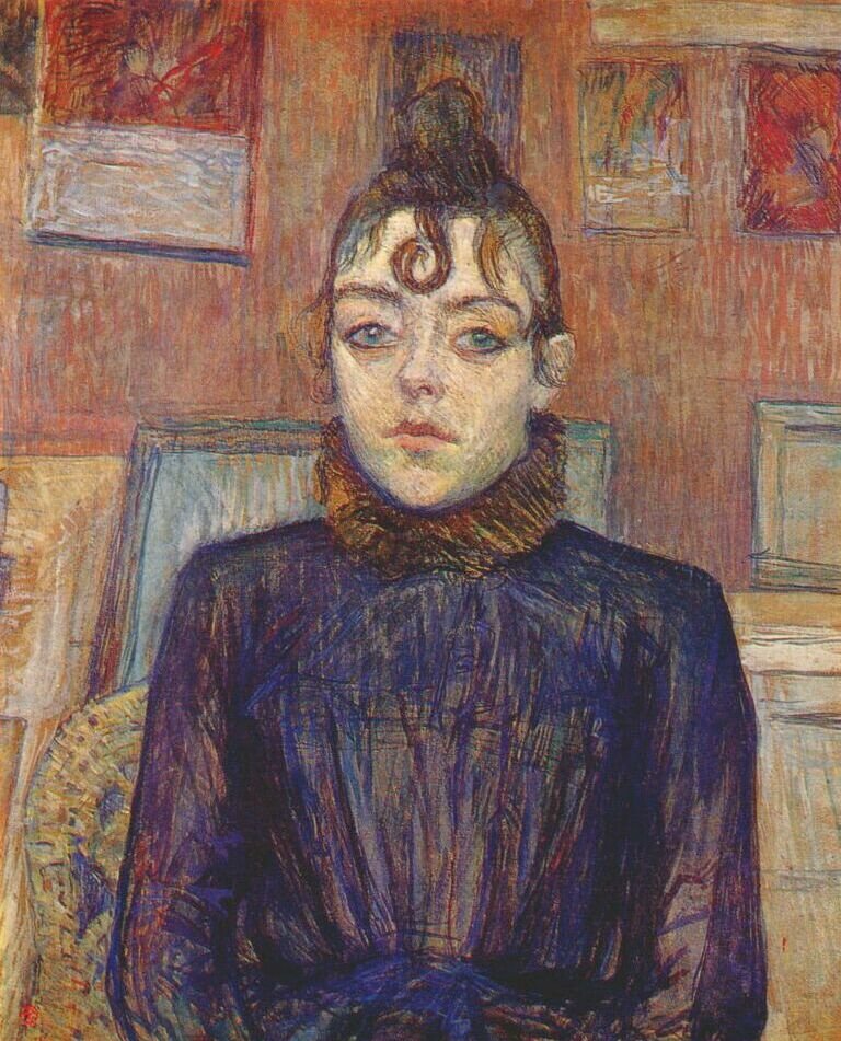Lautrec -jente med lovelock av Henri de Toulouse Lautrec