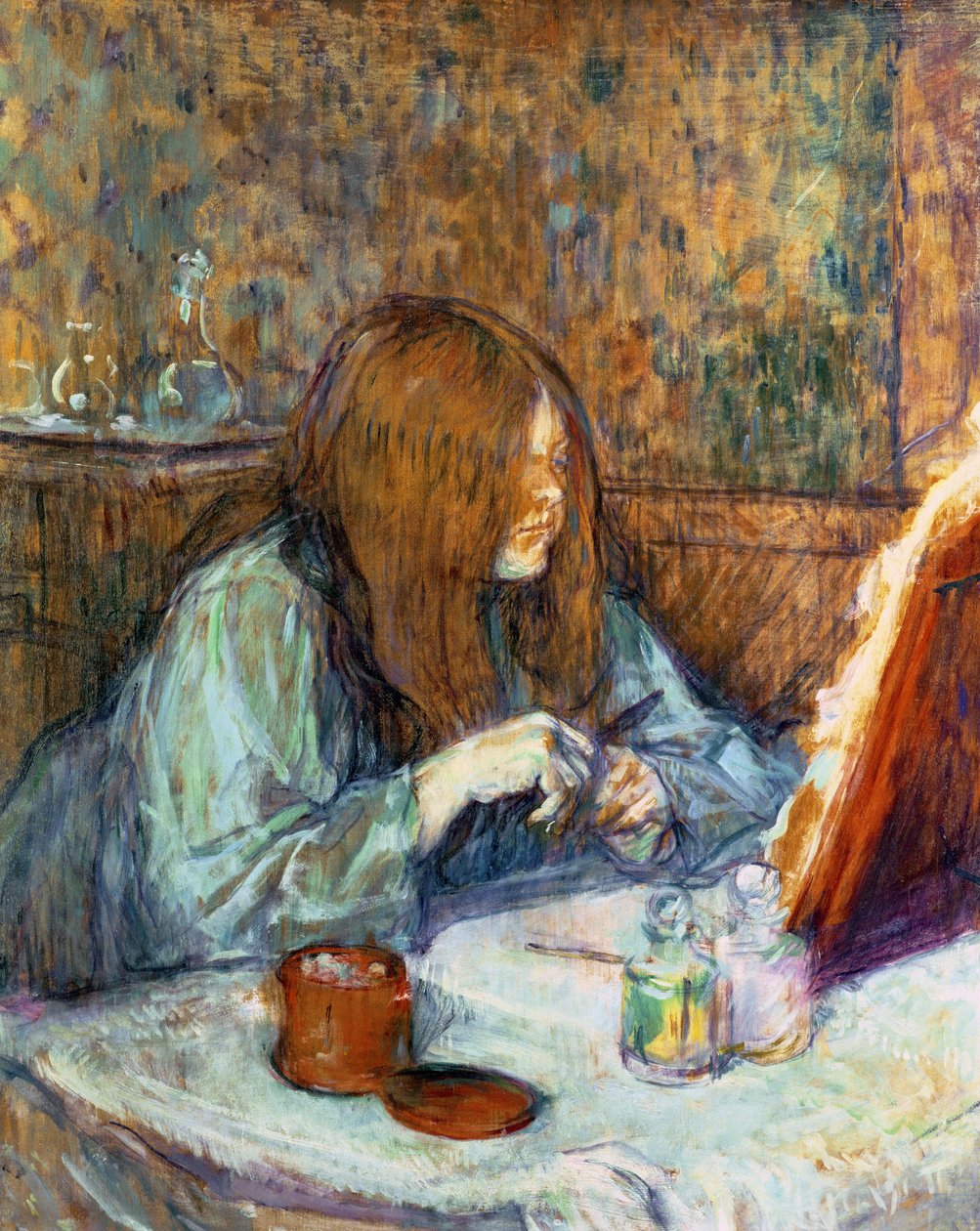 Madame Poupoule på toalettet hennes, 1898 av Henri de Toulouse Lautrec