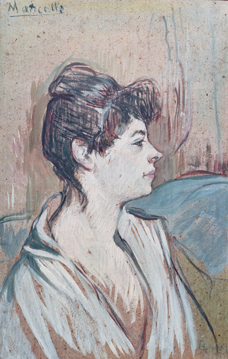 Marcelle, 1894 (pastell på papir) av Henri de Toulouse Lautrec