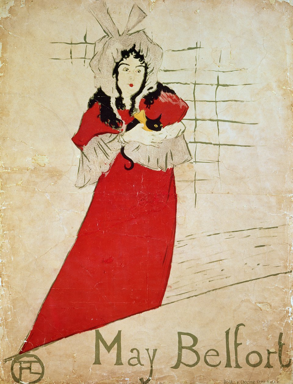 May Belfort, Frankrike, 1895 av Henri de Toulouse Lautrec
