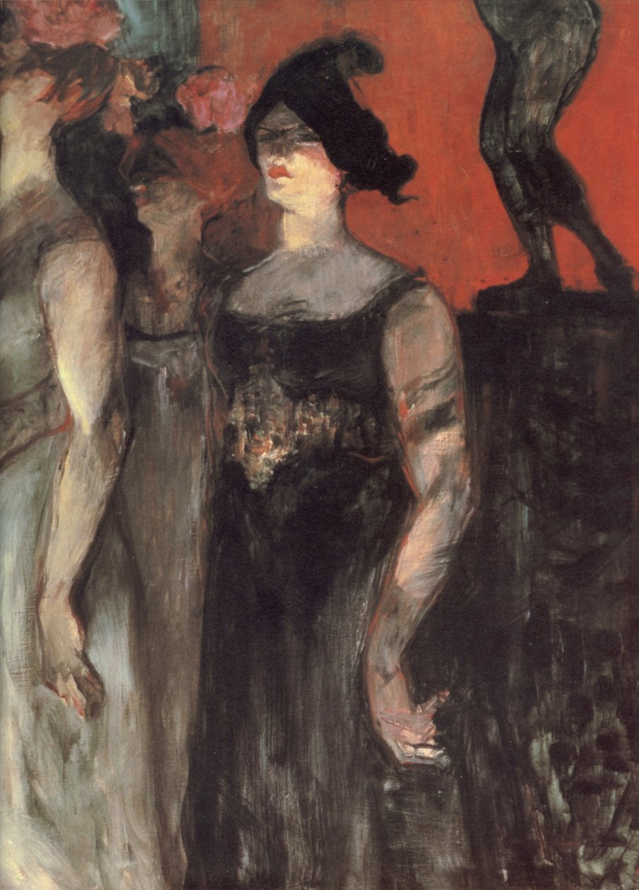 Messalina mellom to statister av Henri de Toulouse Lautrec
