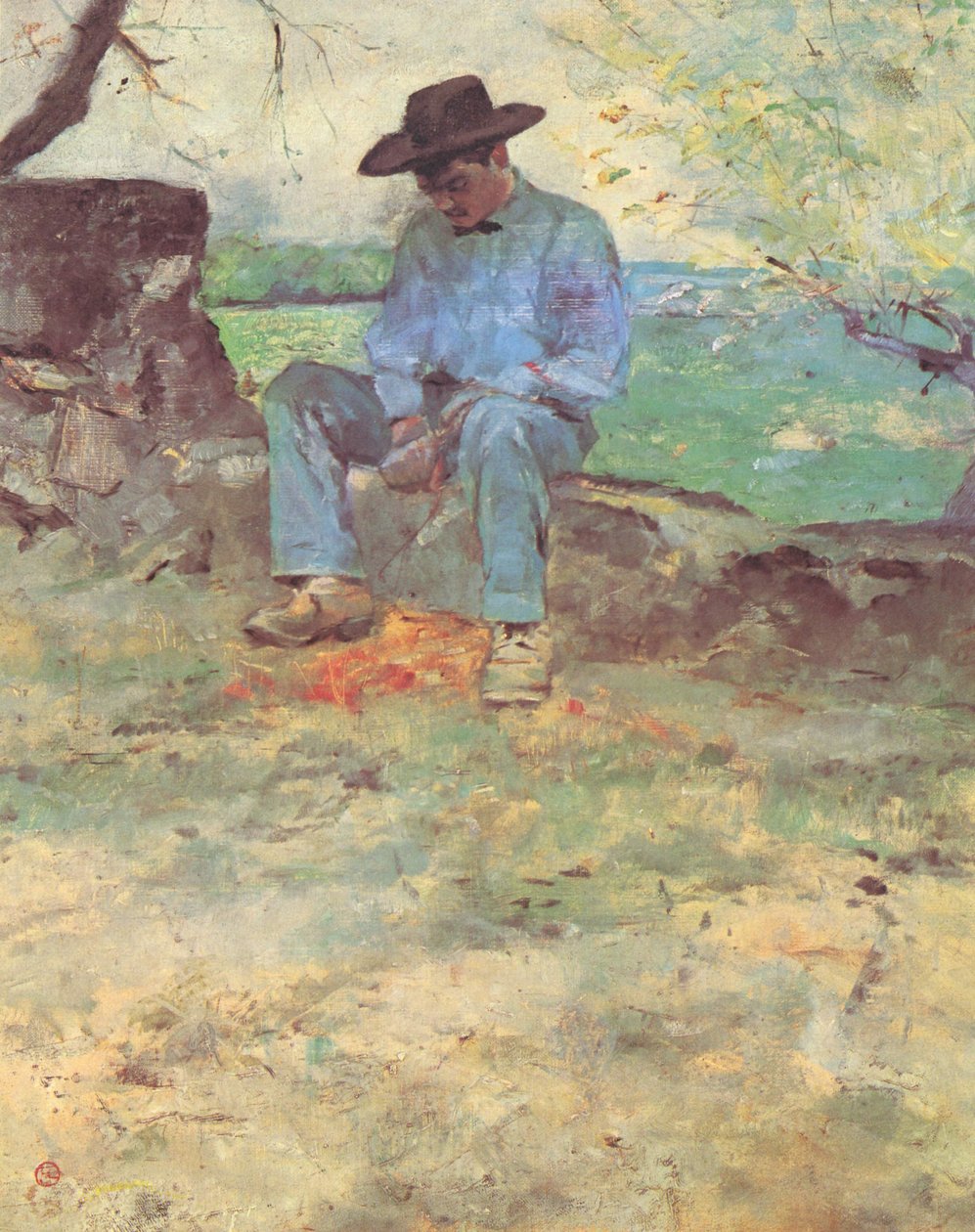 Young Routy i Céleyran av Henri de Toulouse Lautrec