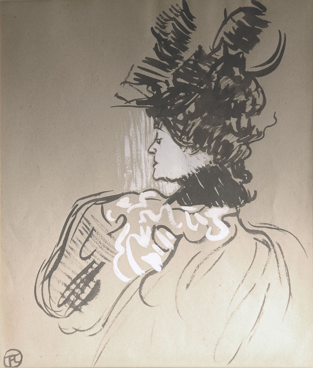 Ny hatt Suzanne av Henri de Toulouse Lautrec