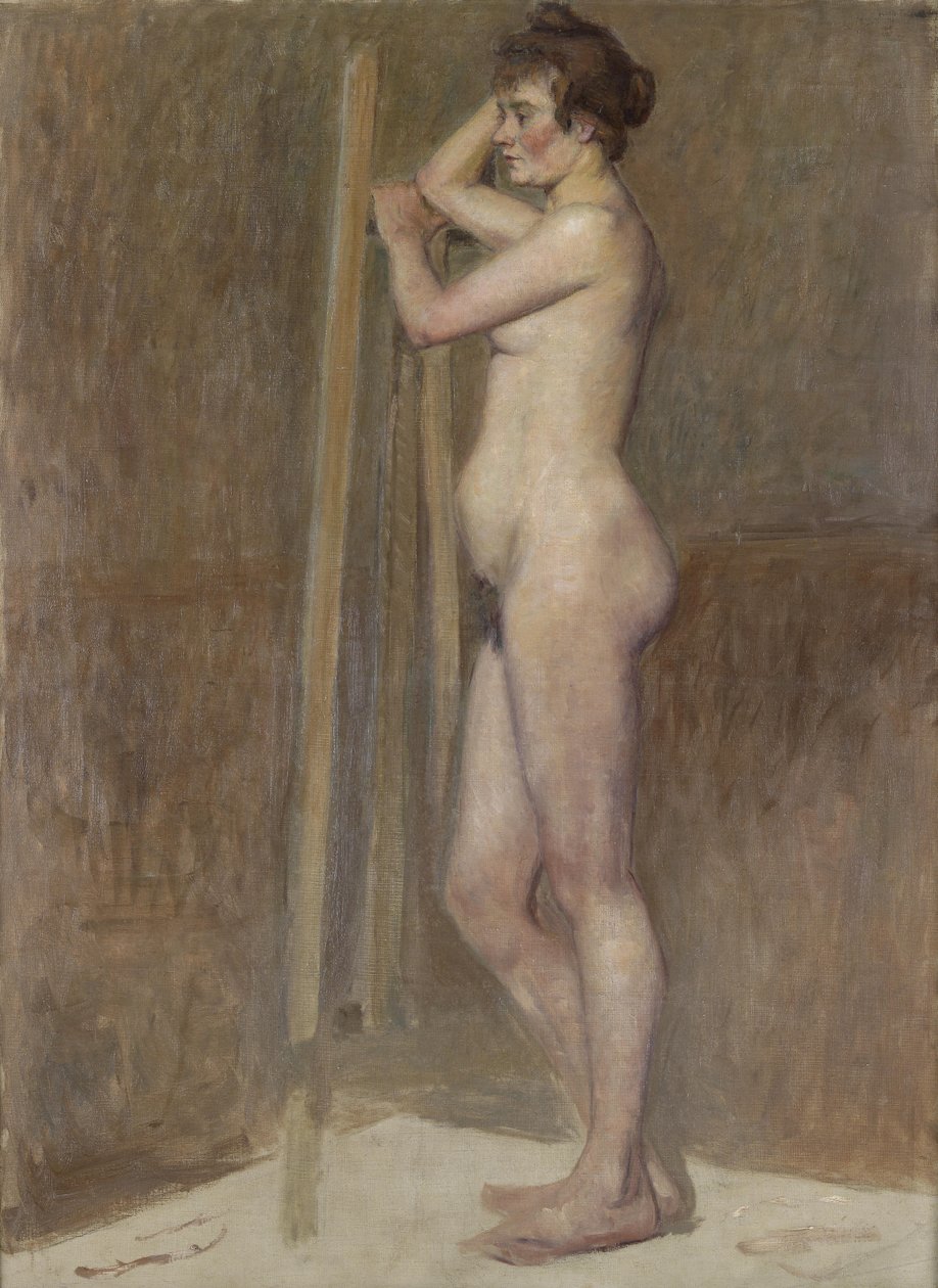 Naken i studio av Henri de Toulouse Lautrec