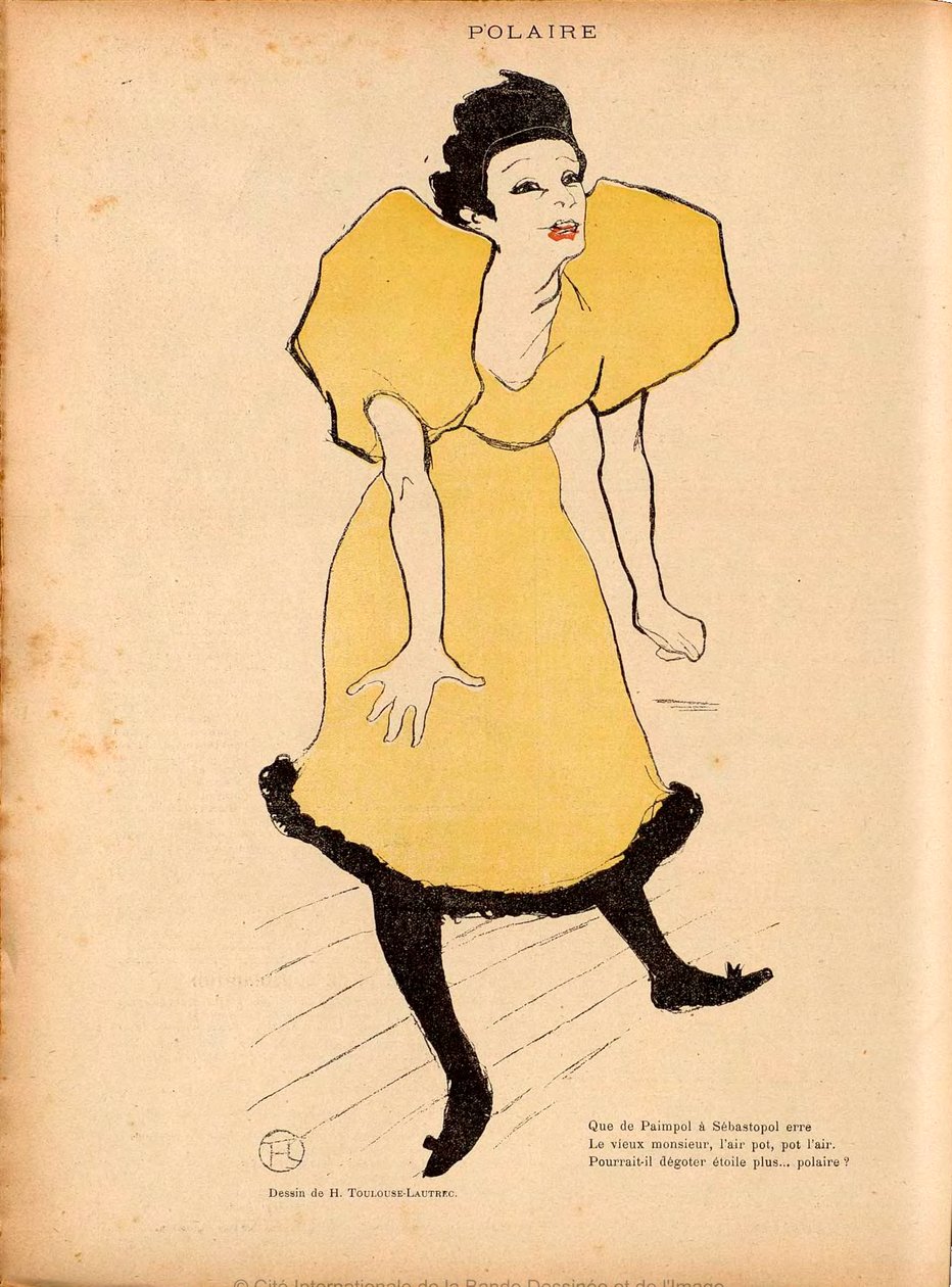 Fleece fra La Rire av Henri de Toulouse Lautrec