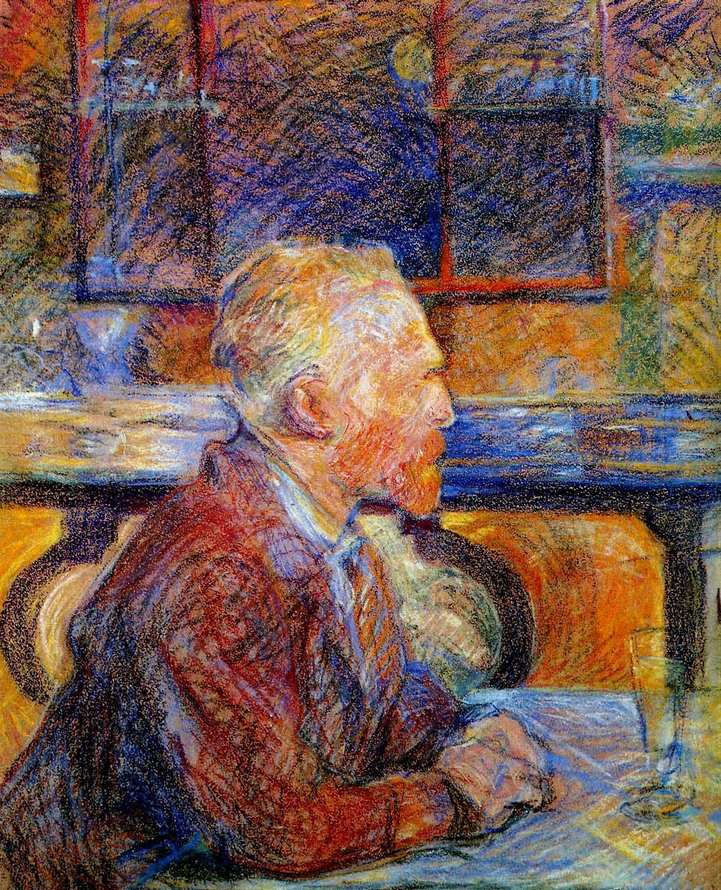 Portrett av Vincent van Gogh av Henri de Toulouse Lautrec