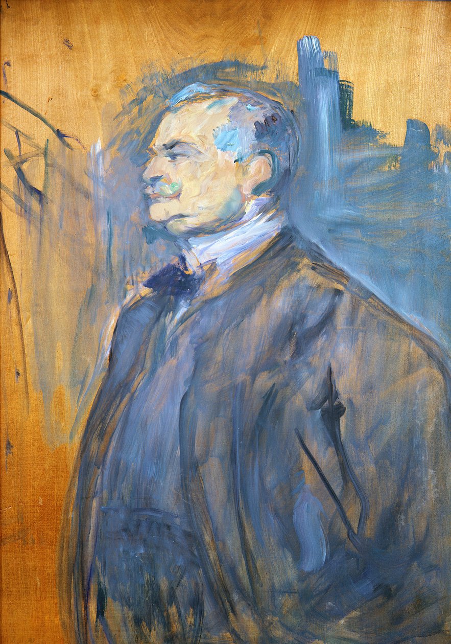 Portrett av av Mr. Manzi (panel) av Henri de Toulouse Lautrec
