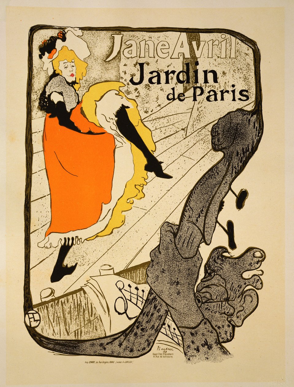 Reproduksjon av en plakat som reklamerer for 