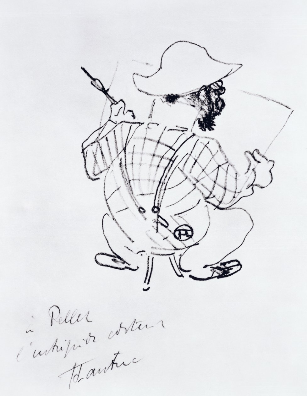 Selvportrett, 1896 (fargestift) av Henri de Toulouse Lautrec