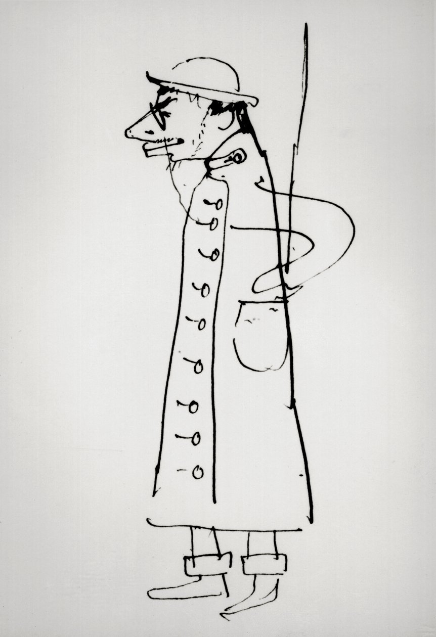 Selvportrett, ca. 1885 av Henri de Toulouse Lautrec