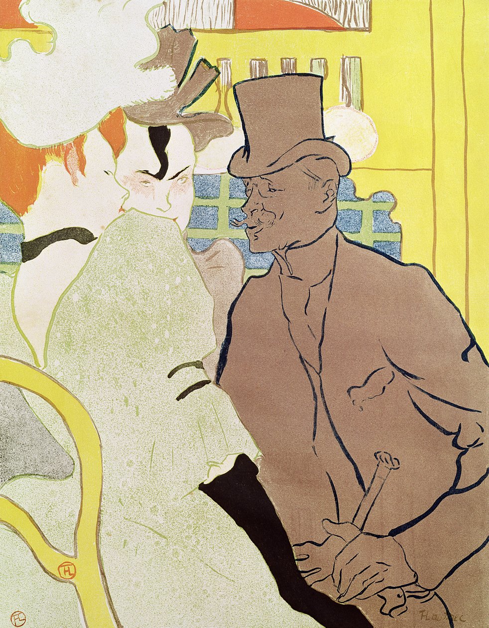 Engelskmannen ved Moulin Rouge, 1892 av Henri de Toulouse Lautrec