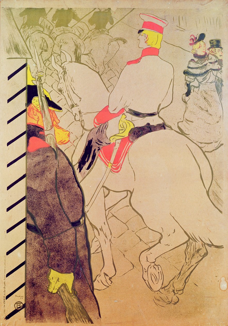 Det tyske Babylon, 1894 (lcolour litho) av Henri de Toulouse Lautrec