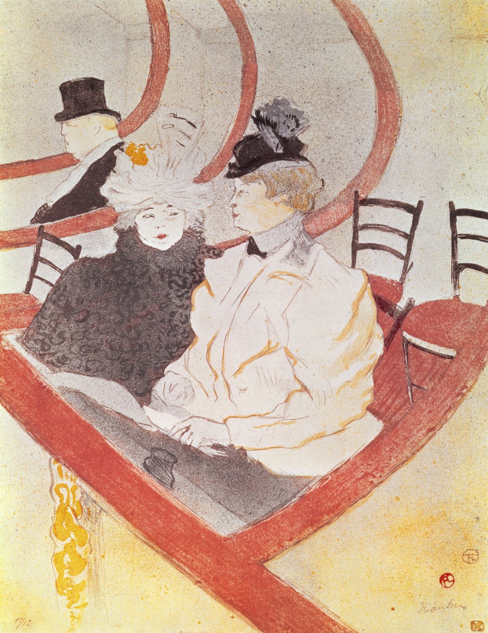 The Grande Loge, 1897 (se også 15811) av Henri de Toulouse Lautrec