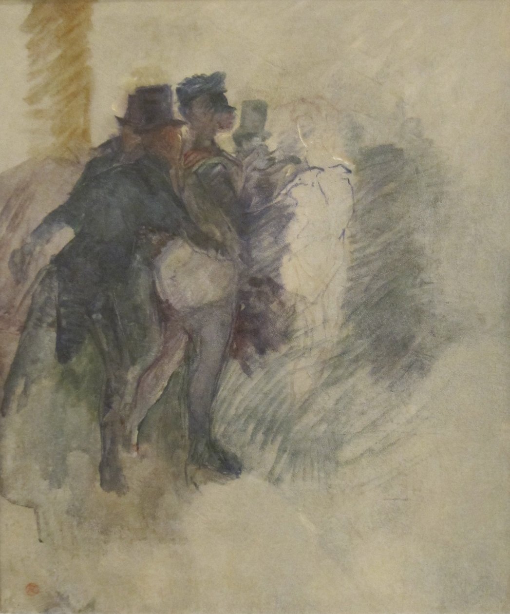 Den maskerte ballen på Elysée Montmartre av Henri de Toulouse Lautrec