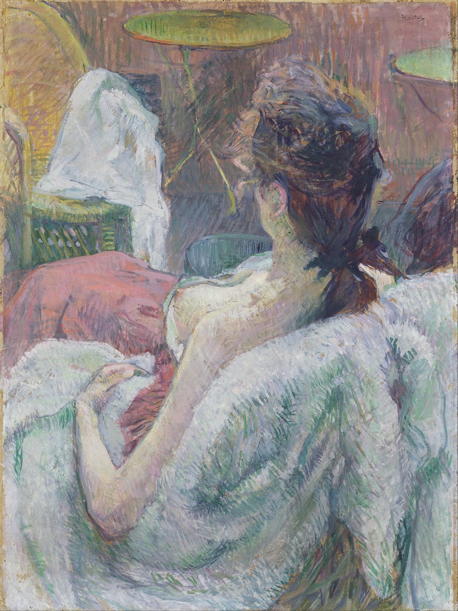 Modellen hviler av Henri de Toulouse Lautrec