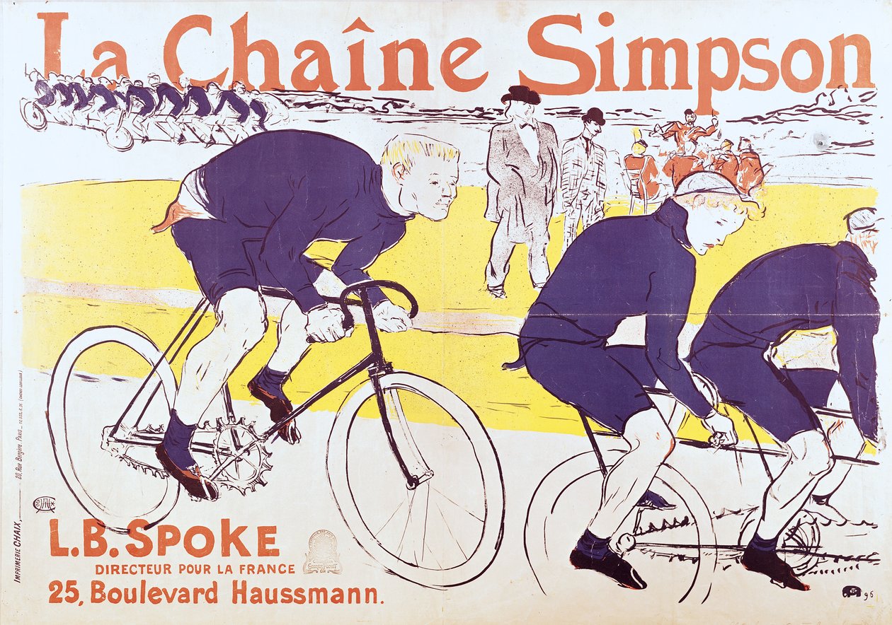 The Simpson Chain, 1896 av Henri de Toulouse Lautrec