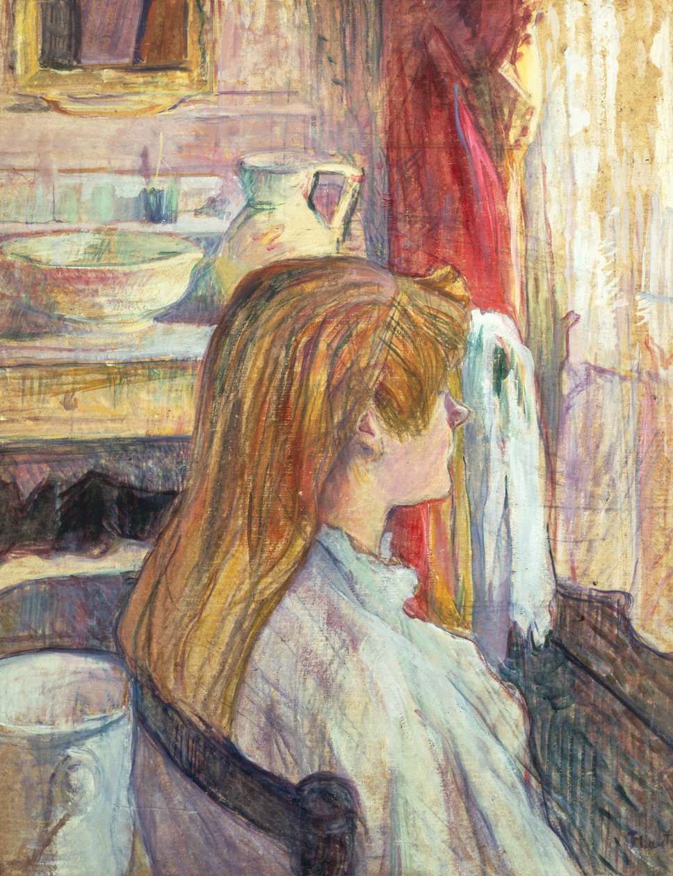 Kvinne ved vinduet, 1893 av Henri de Toulouse Lautrec