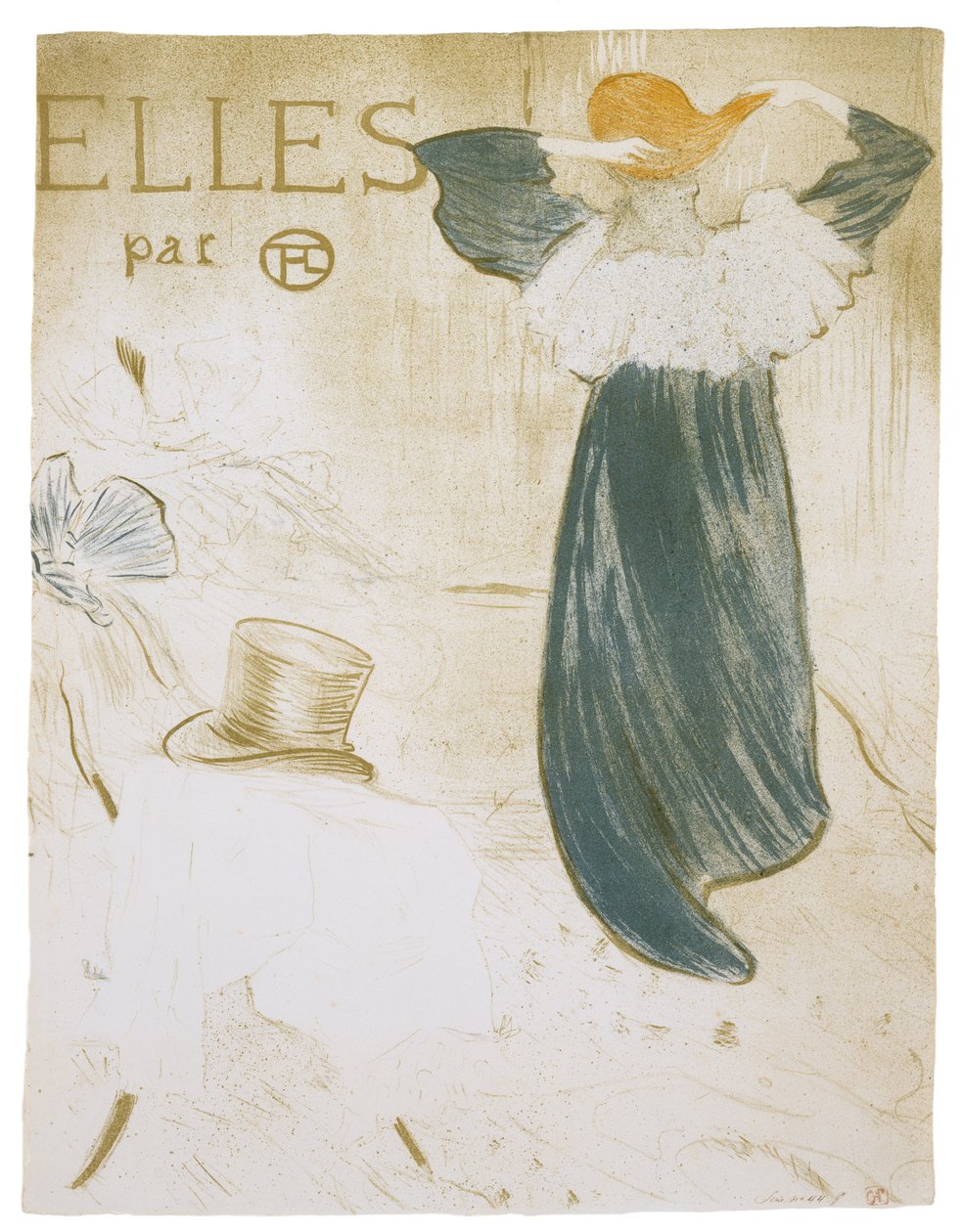 Frontispice fra Elles, 1896 av Henri de Toulouse Lautrec