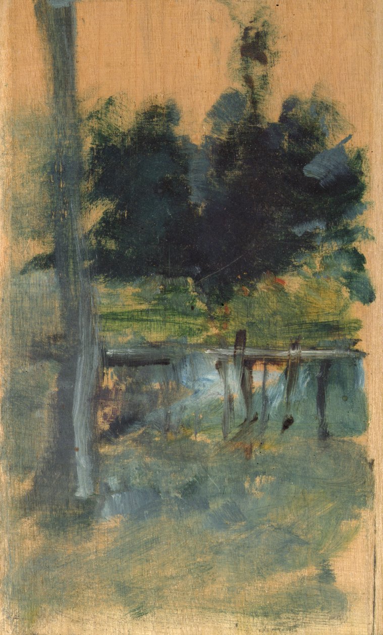Landskapsskisse, 1885 av Henri de Toulouse Lautrec