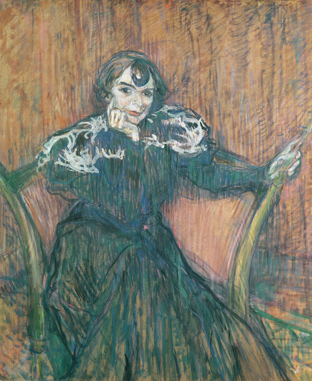 Madame Berthe Bady, 1897 (olje på kort) av Henri de Toulouse Lautrec
