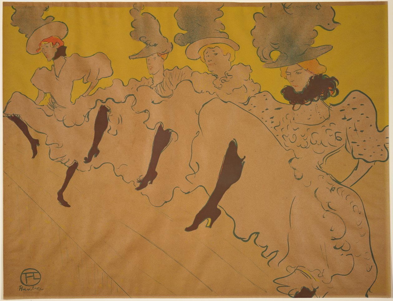 Frøken Eglantines Troupe, 1896 av Henri de Toulouse Lautrec