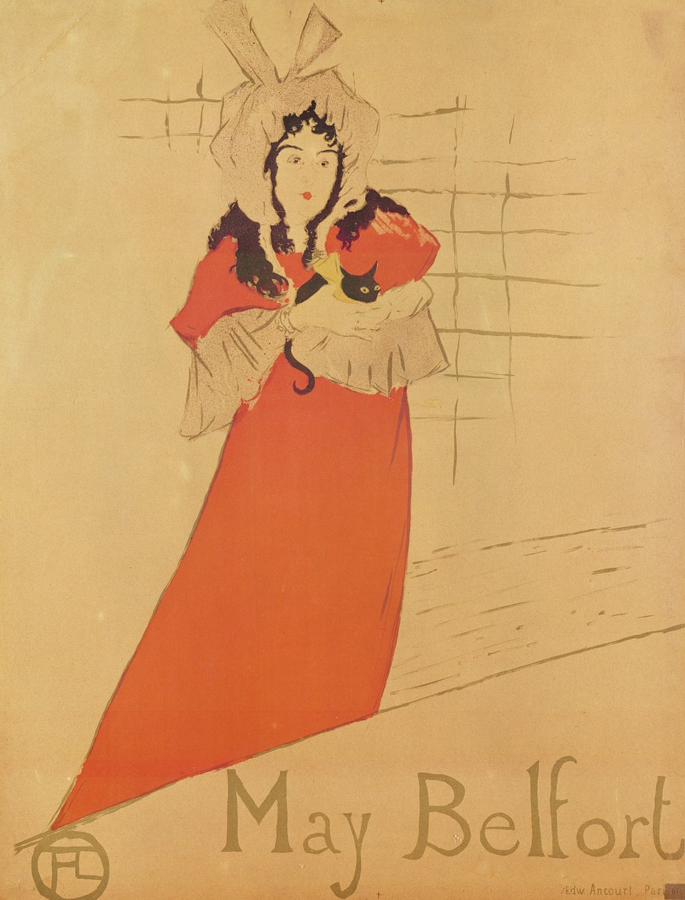 May Belfort (plakat), 1895 (fargelitografi) av Henri de Toulouse Lautrec