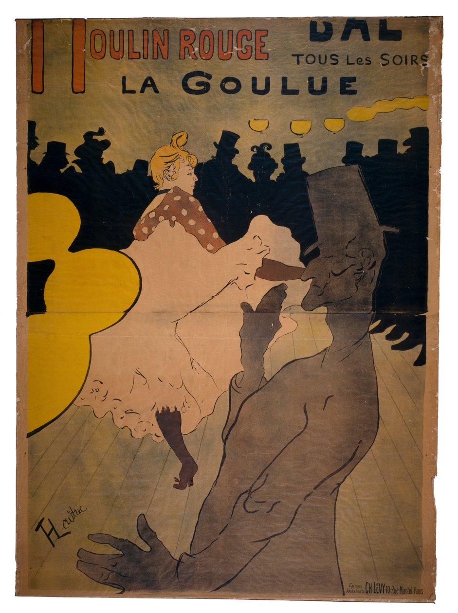 Moulin Rouge, 1891 av Henri de Toulouse Lautrec
