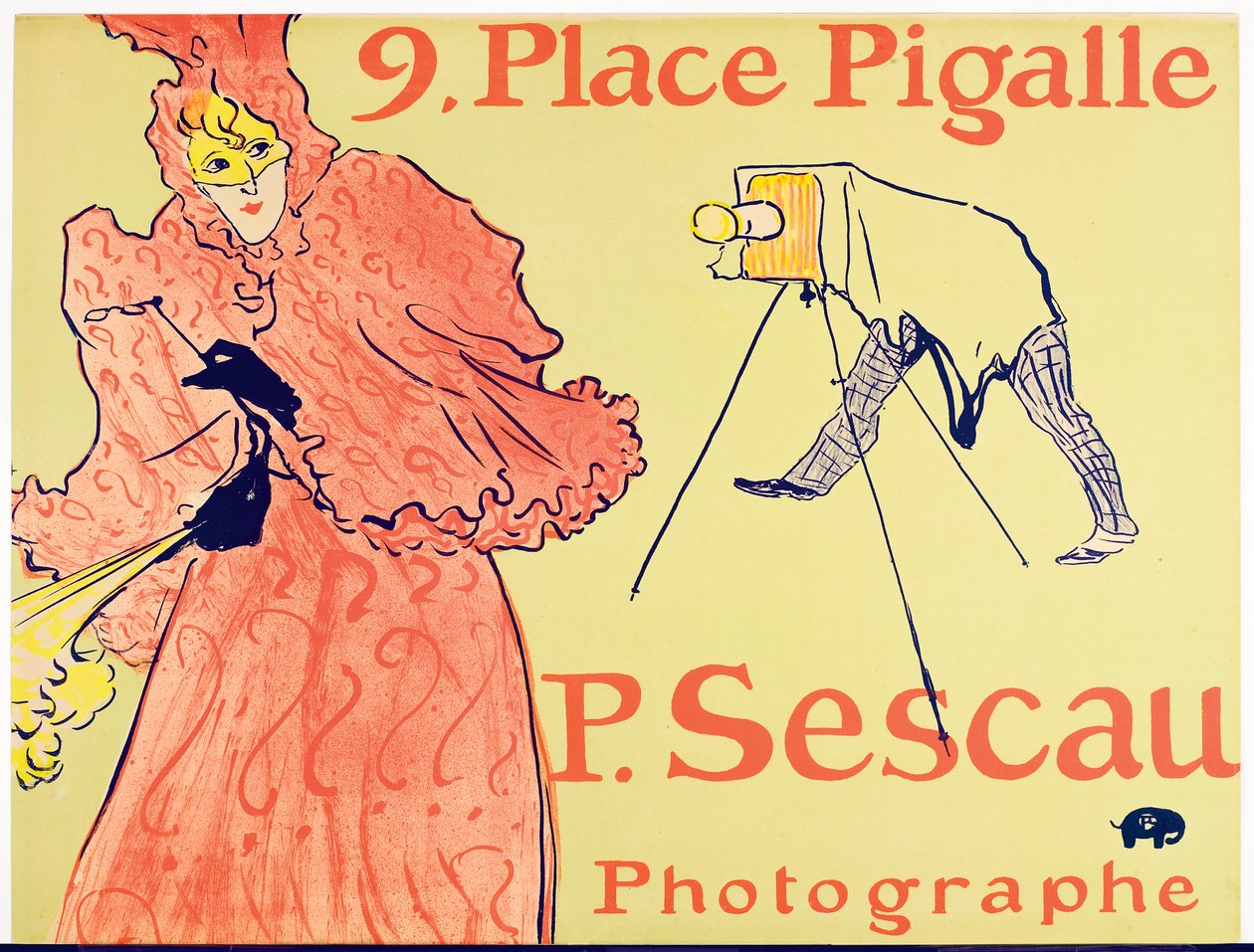 Fotografen Sescau, 1896 av Henri de Toulouse Lautrec