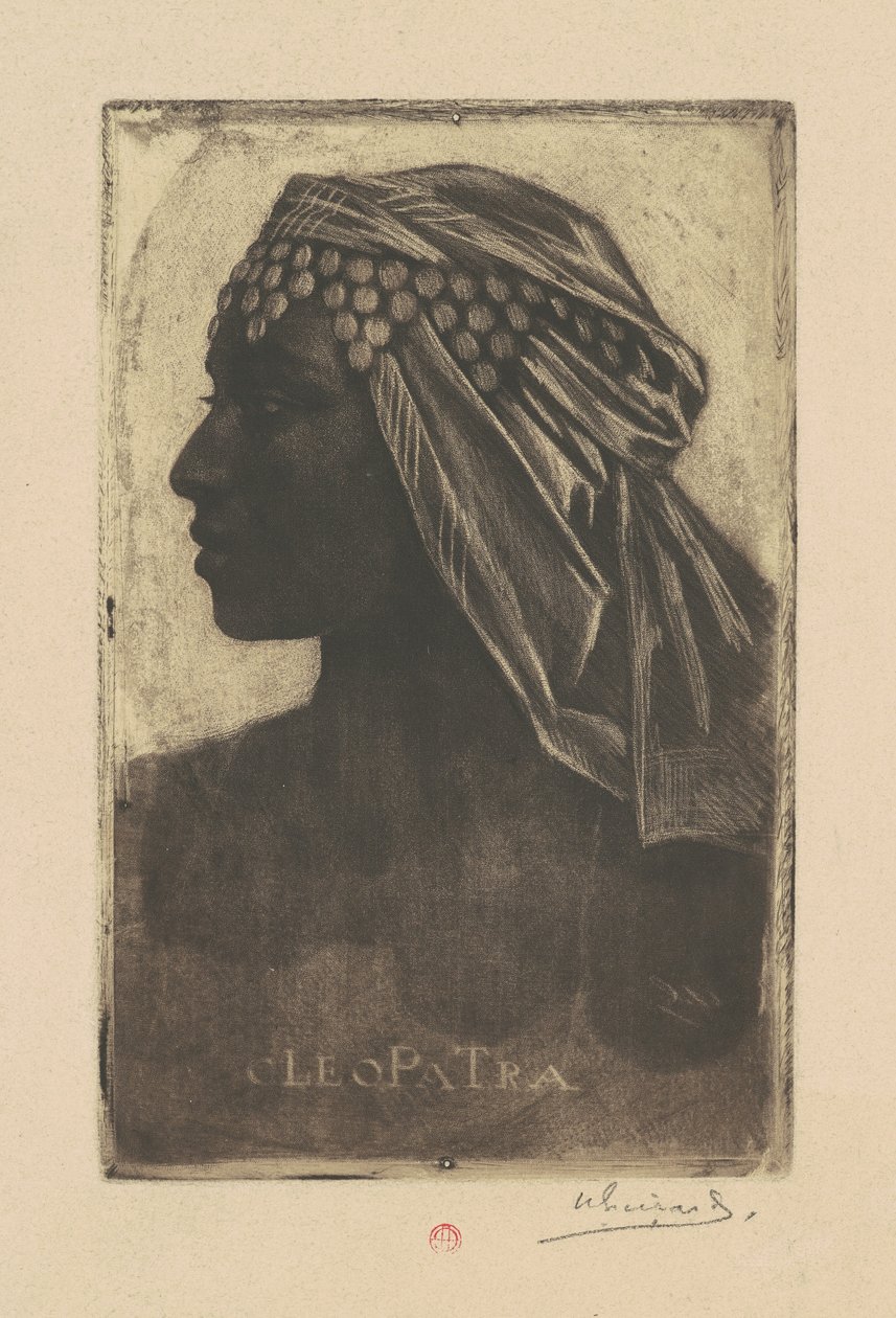 Cleopatra av Henri-Charles Guérard