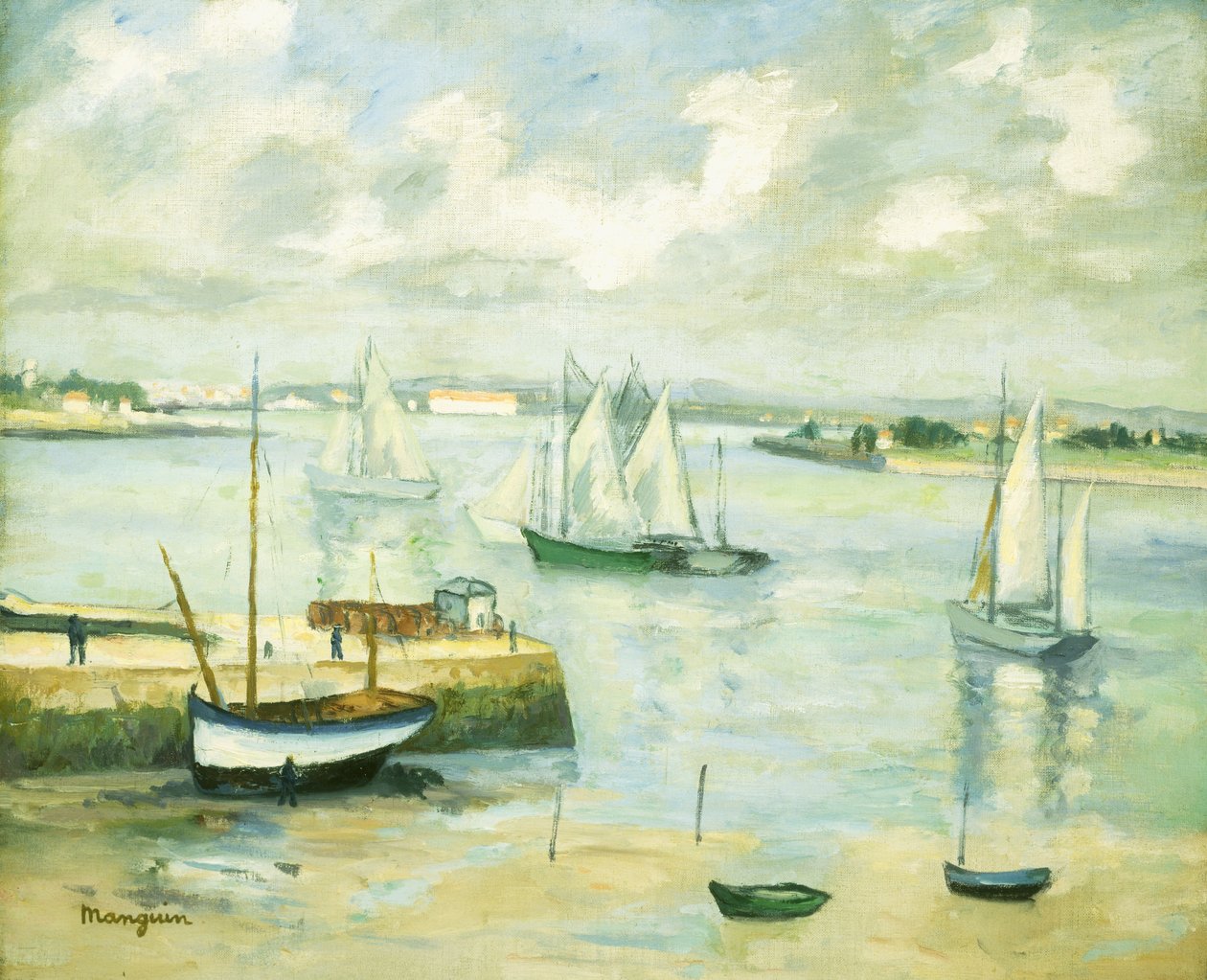 Concarneau av Henri Charles Manguin