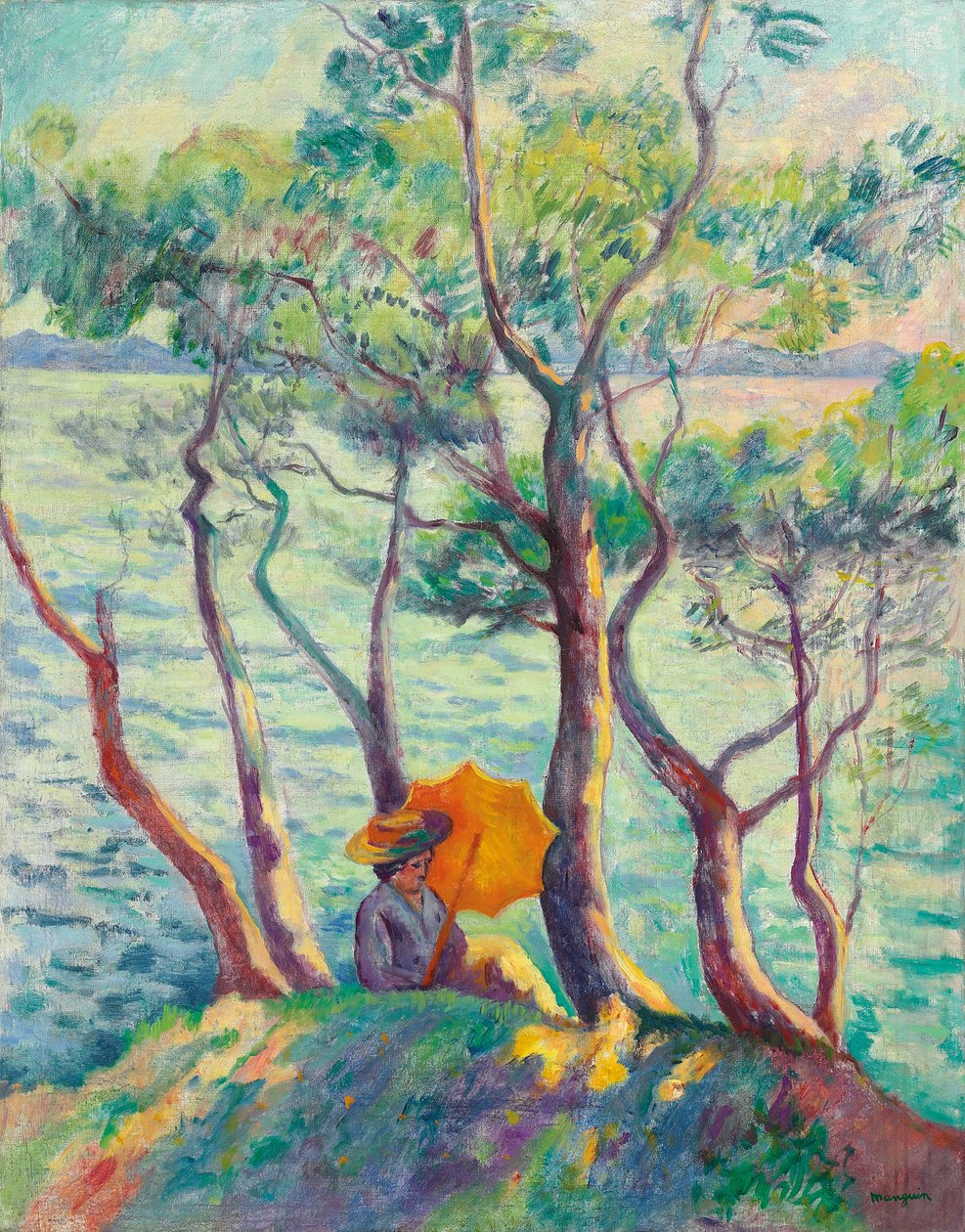 Jeanne ved parasollen, Cavaliere av Henri Charles Manguin