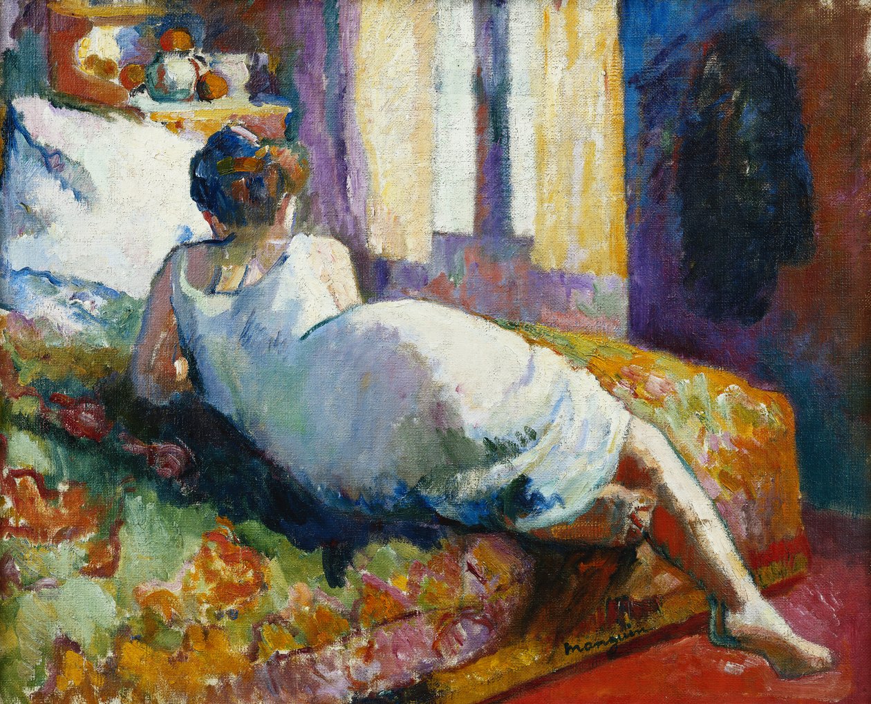 Jeanne i skjorte av Henri Charles Manguin