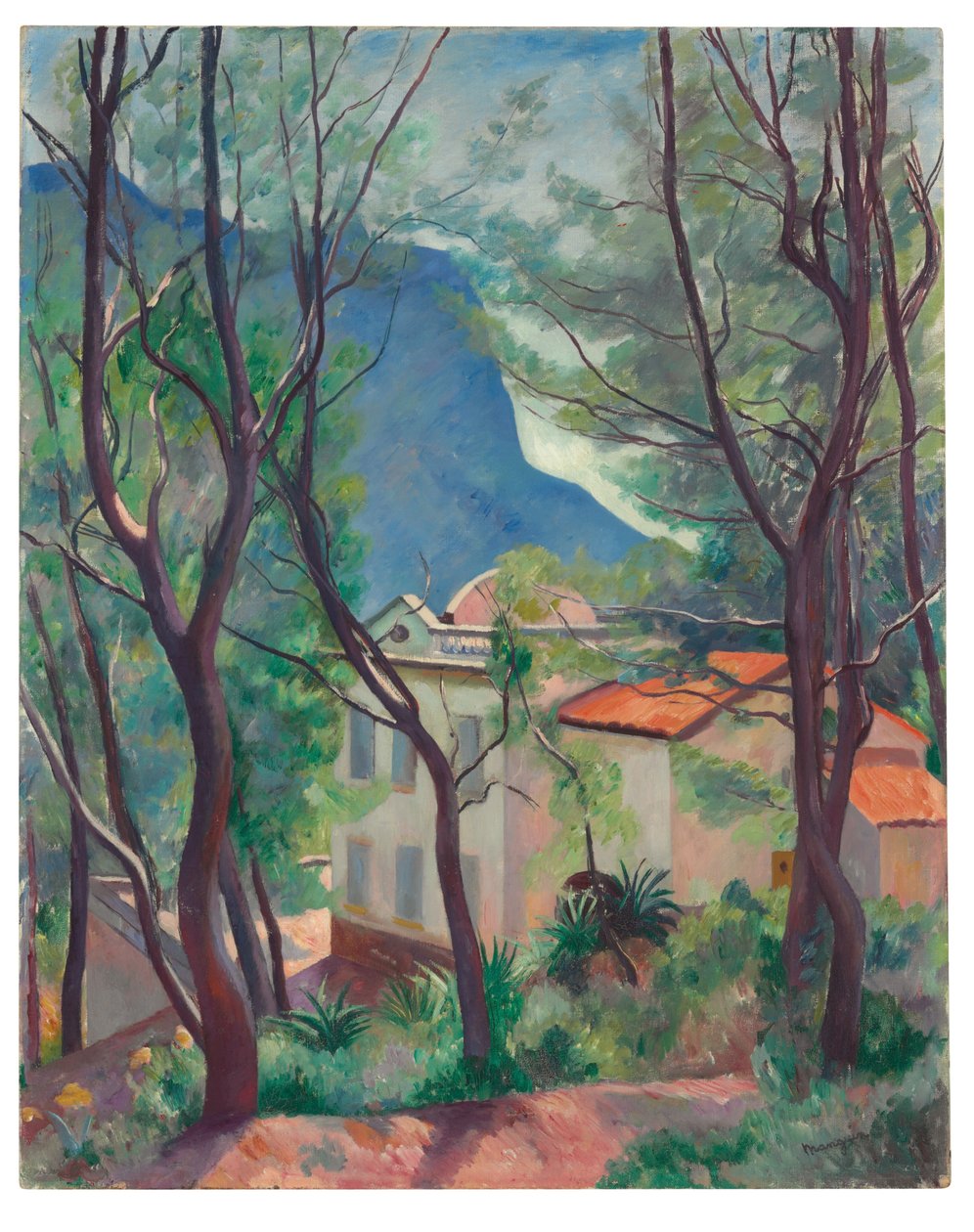 Huset i trærne, Villecroze av Henri Charles Manguin
