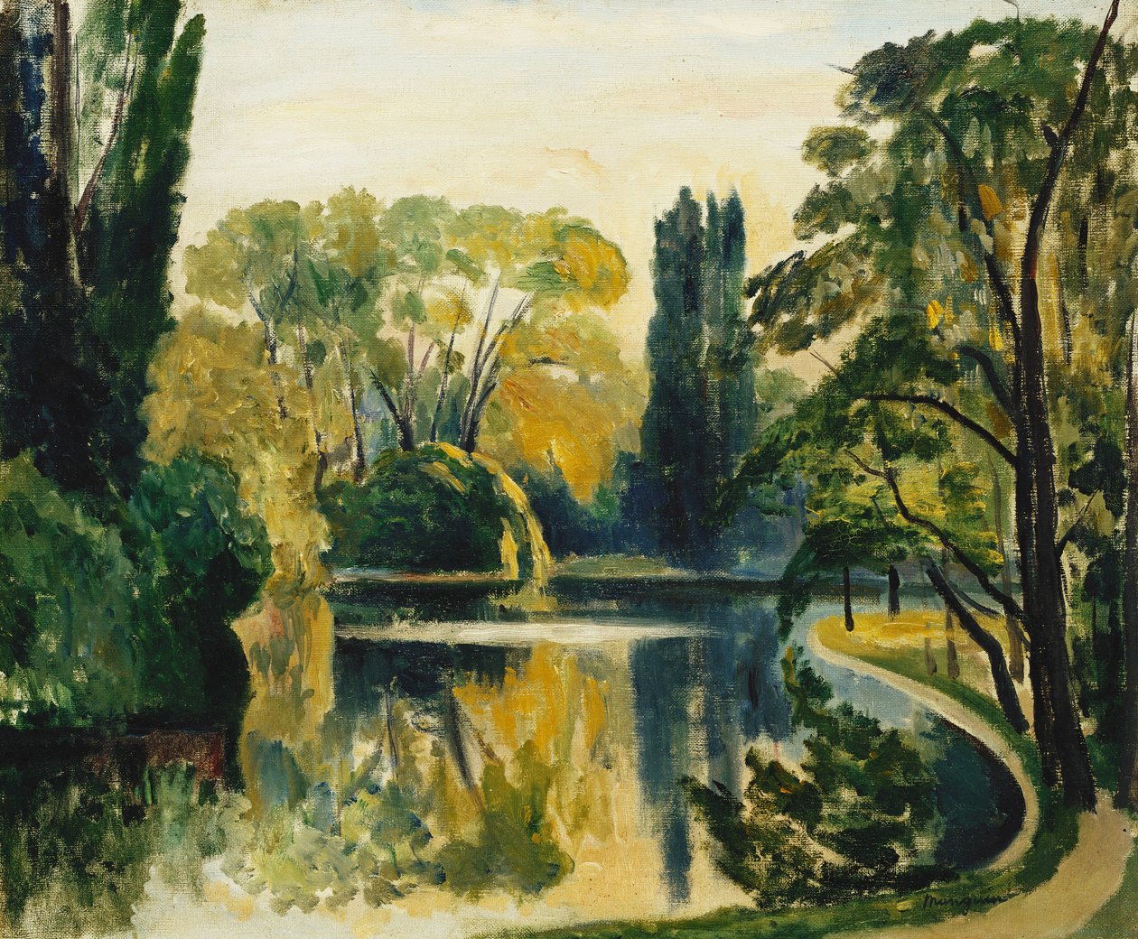 Lake Saint-James, Bois de Boulogne av Henri Charles Manguin