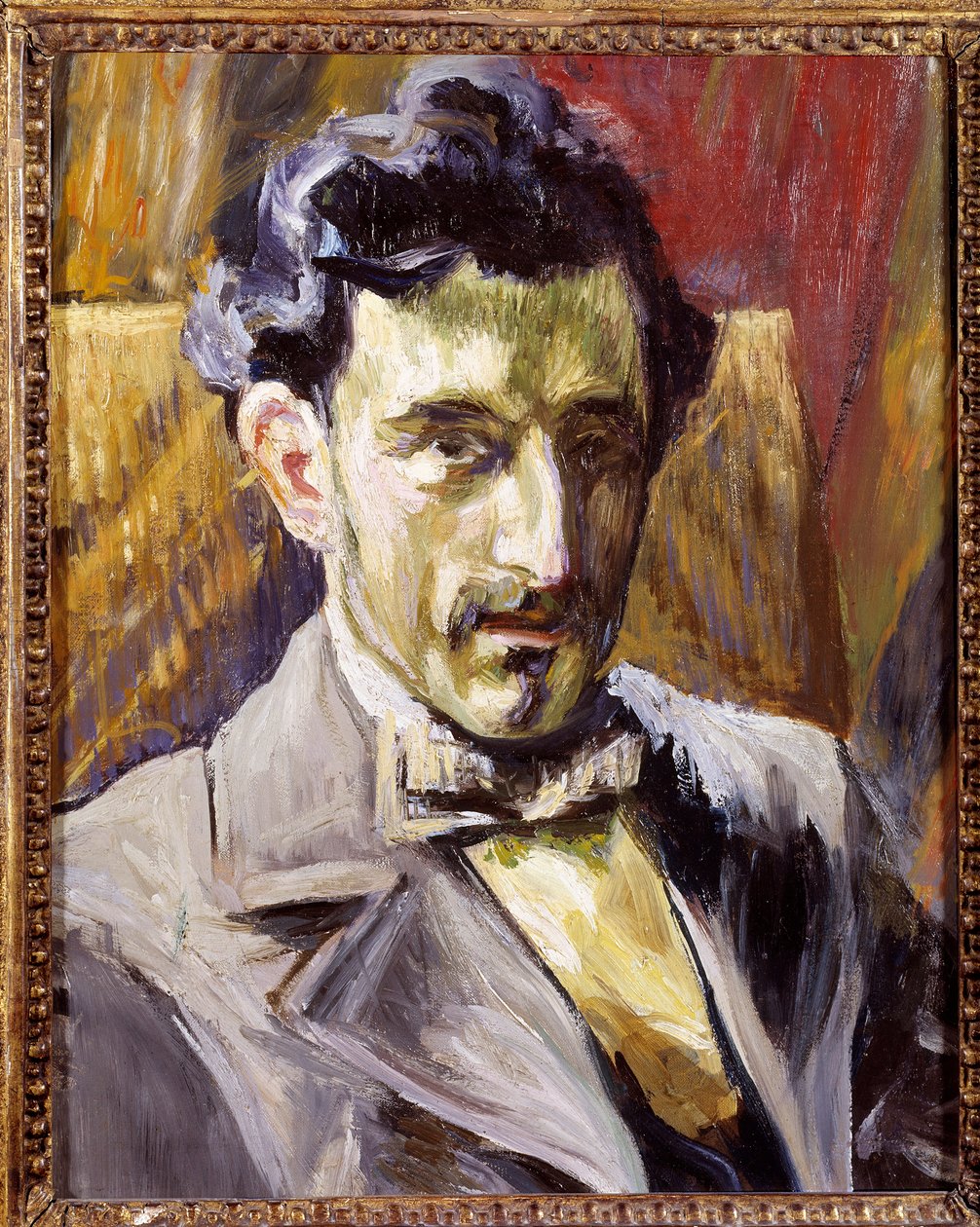 Portrett av komponisten Maurice Ravel (1875-1937) Maleri av Henri Manguin (1874-1949) 1903 Søn. 0,43x034 m Paris, musee national d