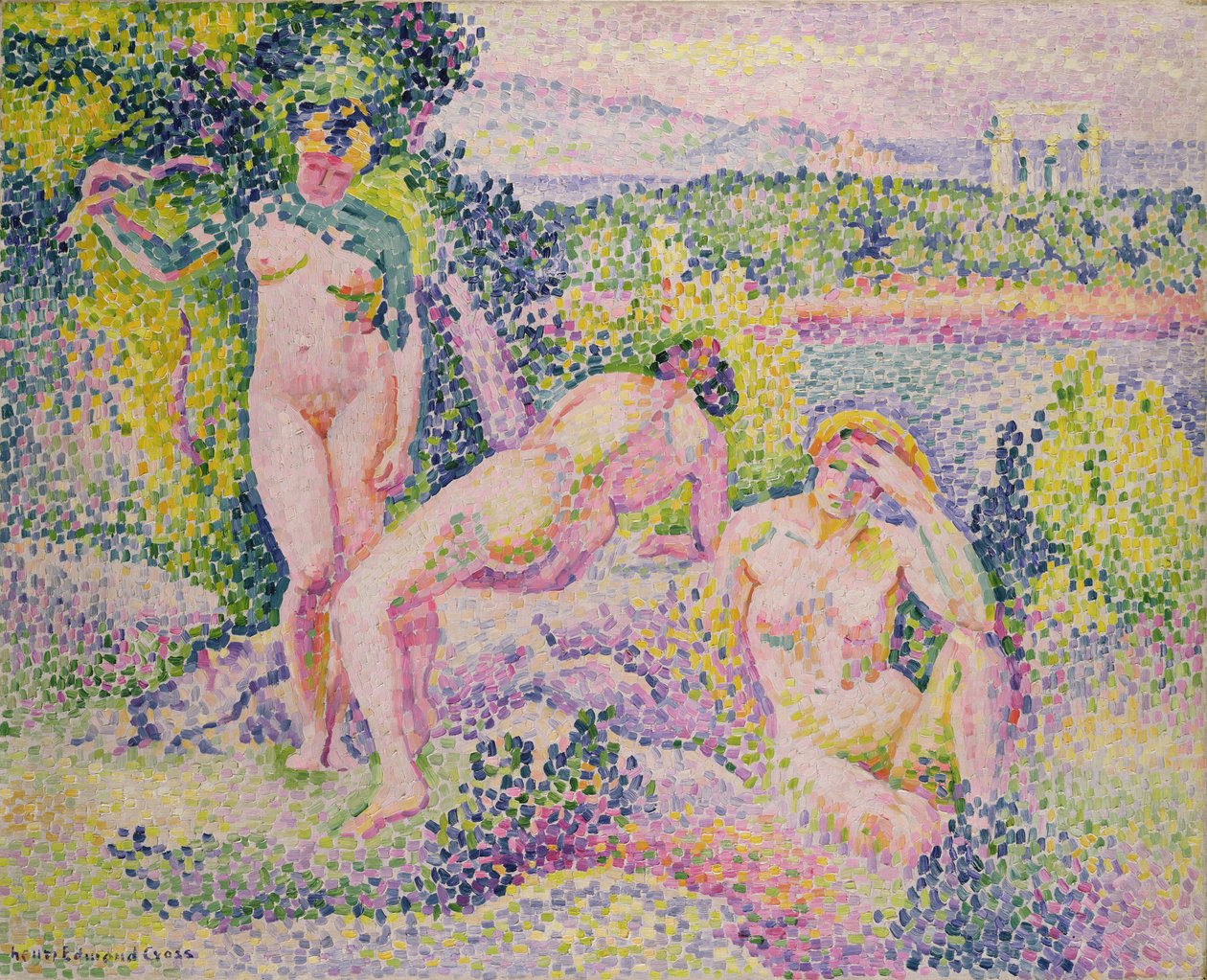 Tre nakenbilder av Henri Edmond Cross