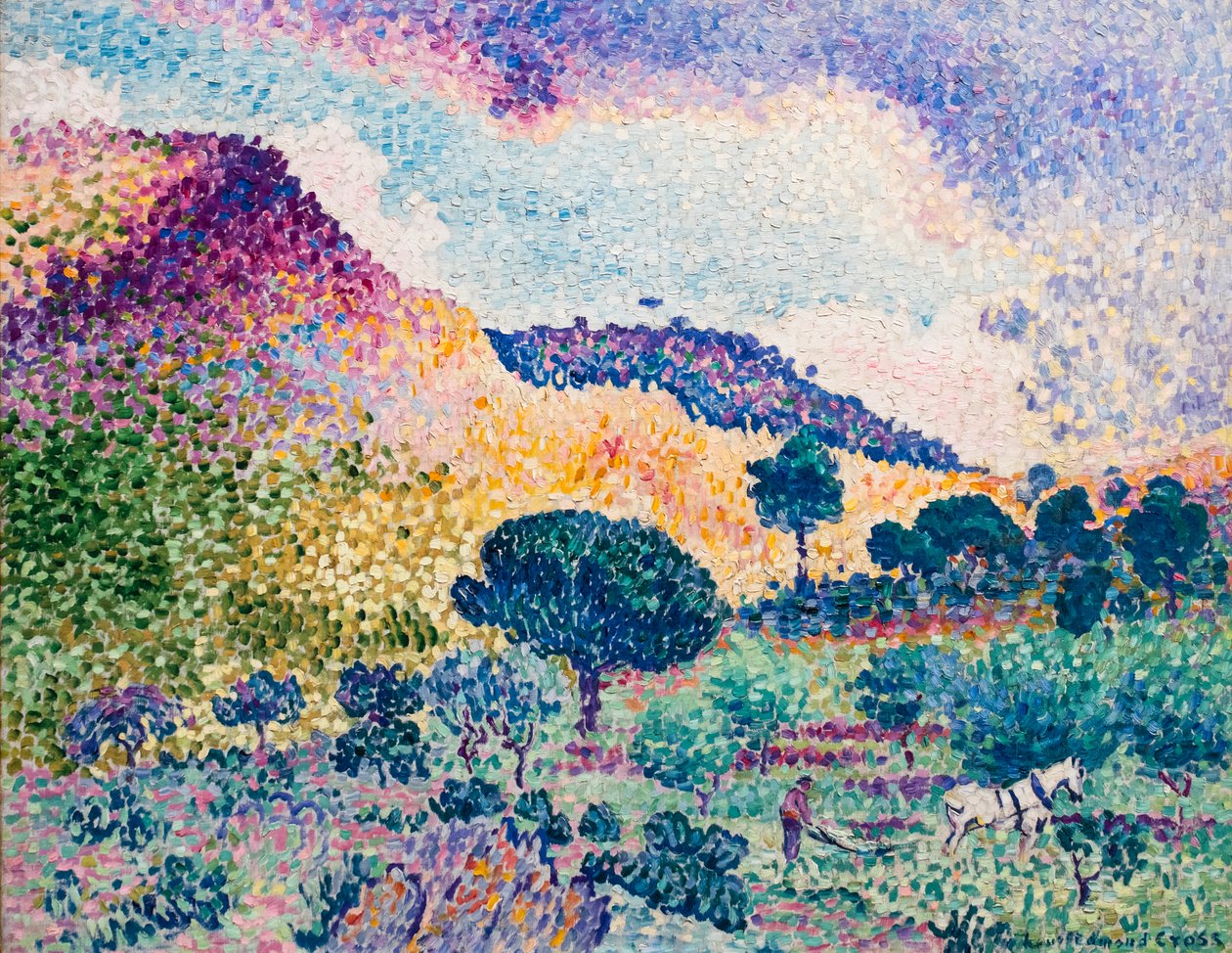 Maures-fjellkjeden av Henri-Edmond Cross