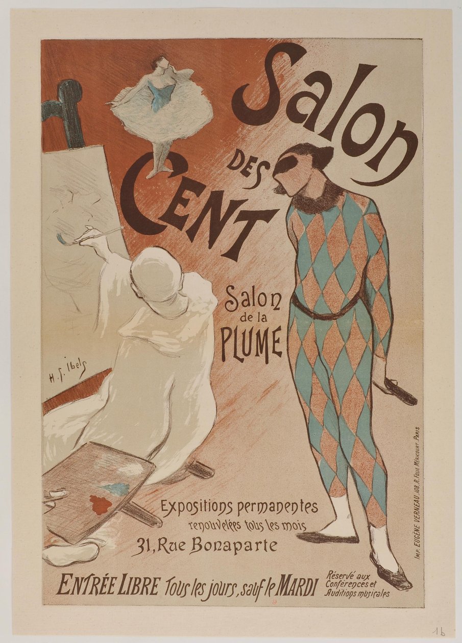 Salon des Cent - februar 1894 av Henri-Gabriel Ibels