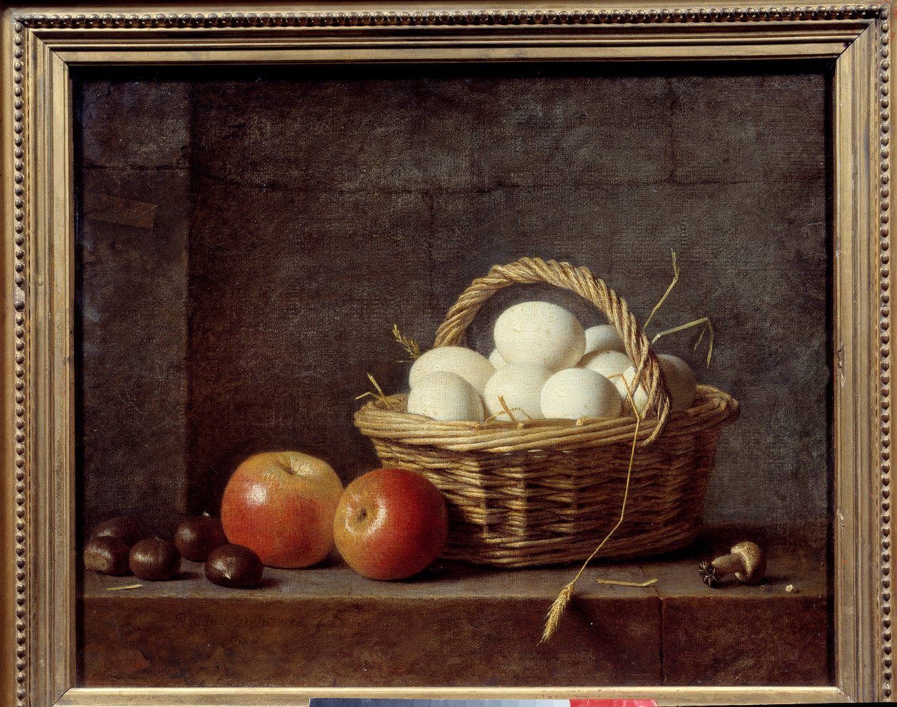 Eggekurven. Maleri av Roland Delaporte (1724 - 1793) av Henri Horace Roland Delaporte