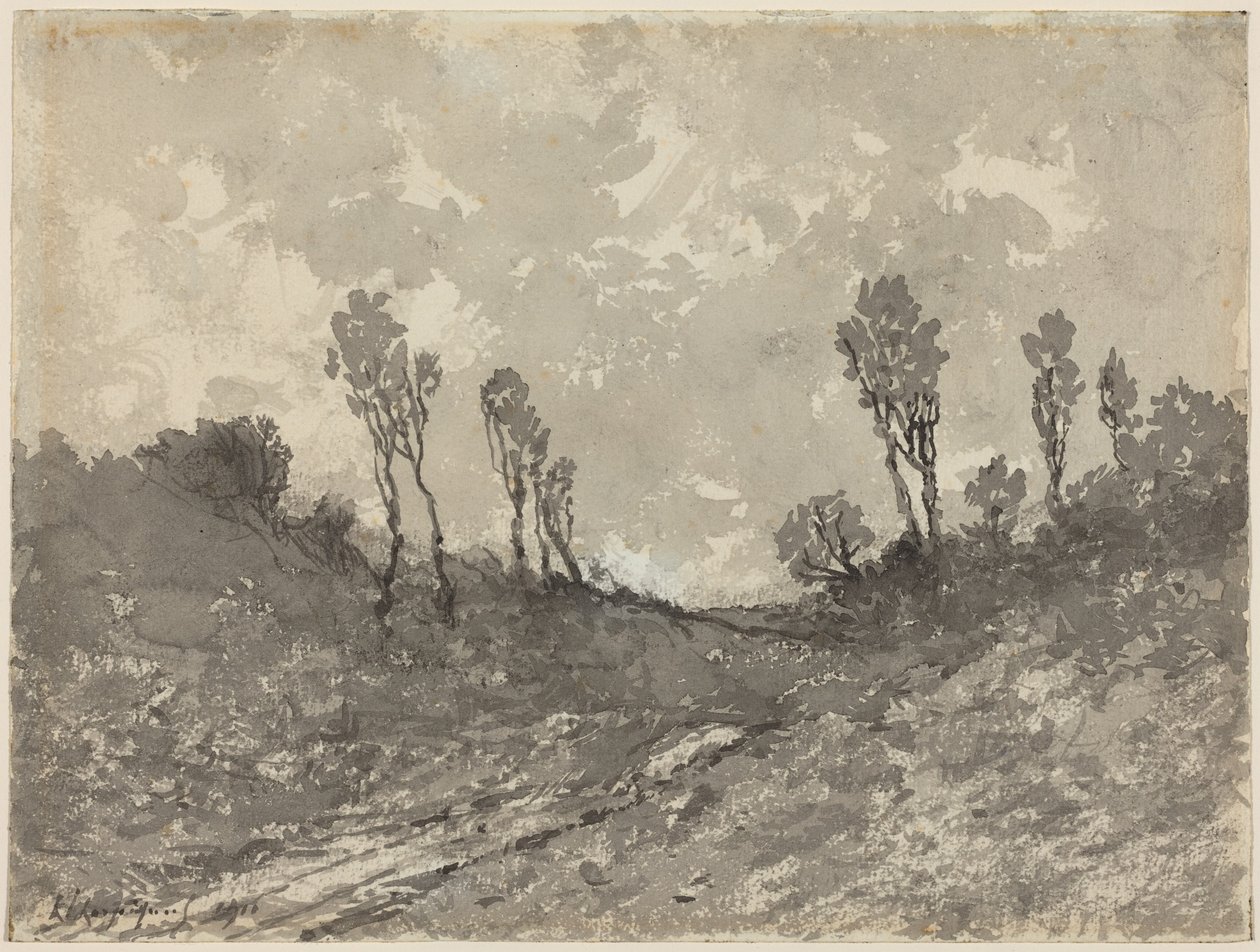Veien ved Hérisson av Henri-Joseph Harpignies
