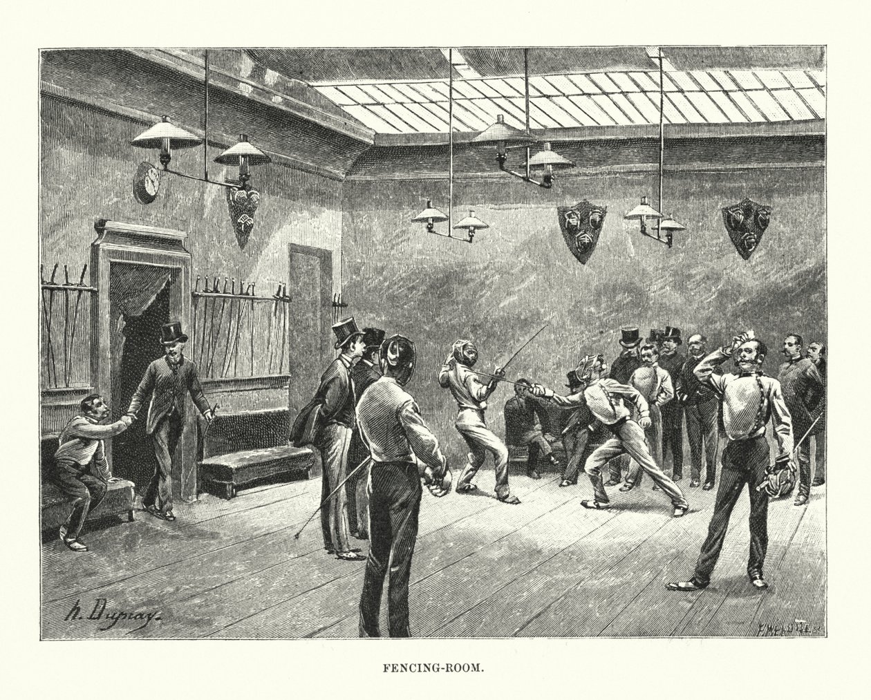 Gjerderom (gravering) av Henri-Louis Dupray
