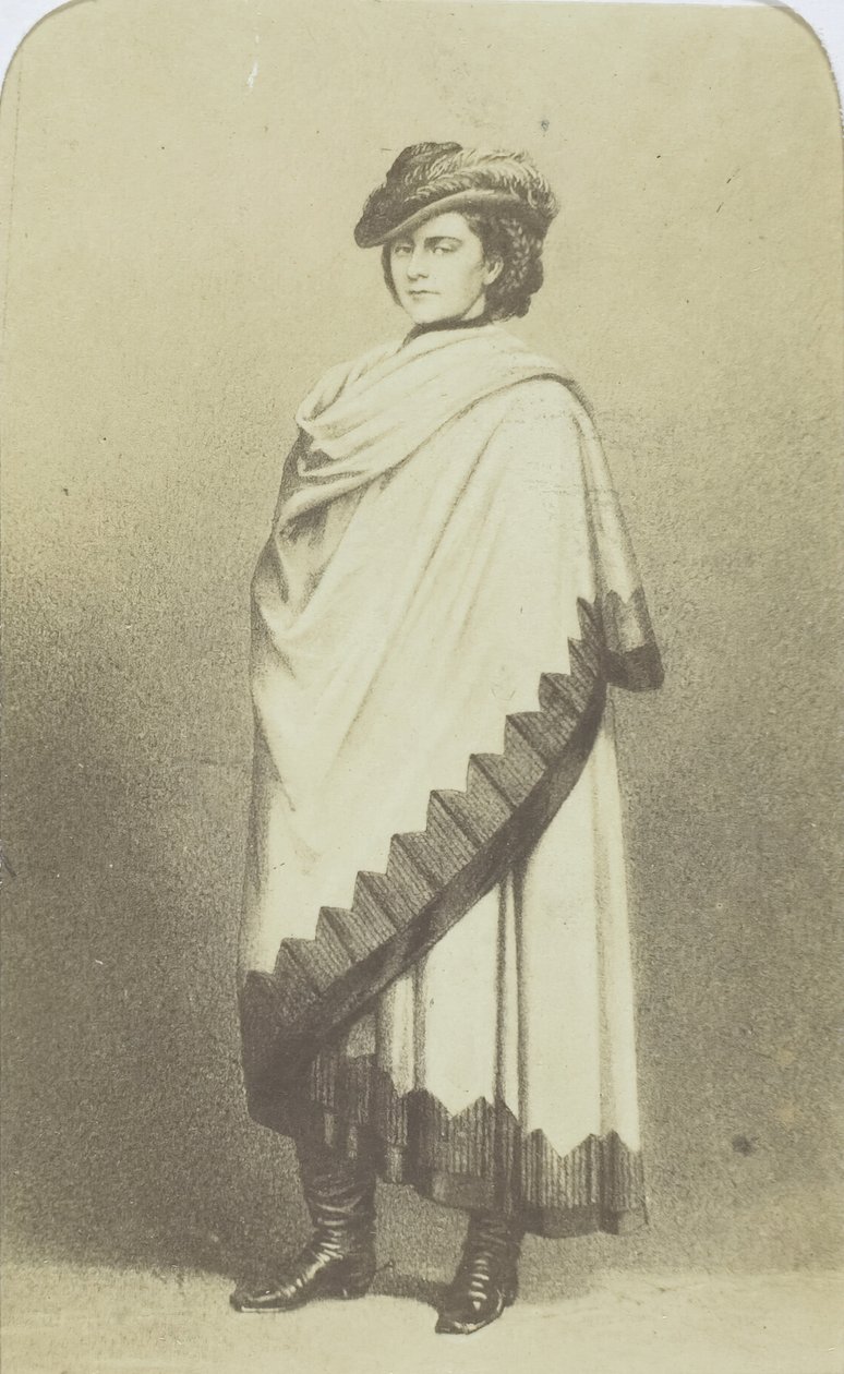 Eks-dronning av Napoli, 1860-69 av Henri Alexis Omer Tournier